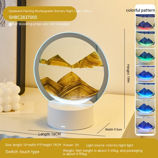 Flowing Sand Art Ambient Lamp