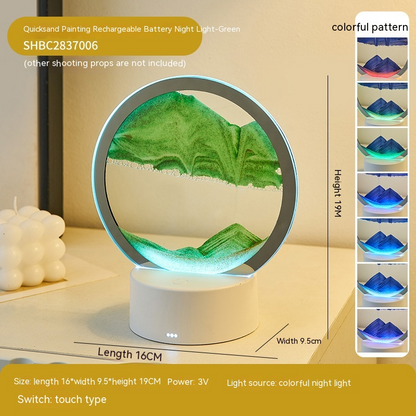 Flowing Sand Art Ambient Lamp