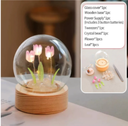 LED Tulip Flower Night Light