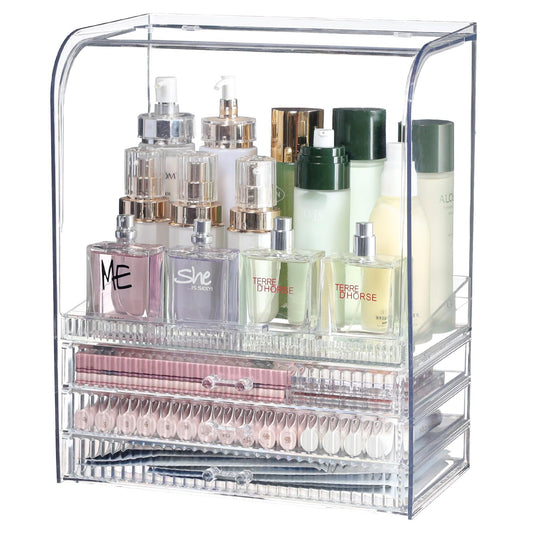 Acrylic Makeup Organizer with Drawers