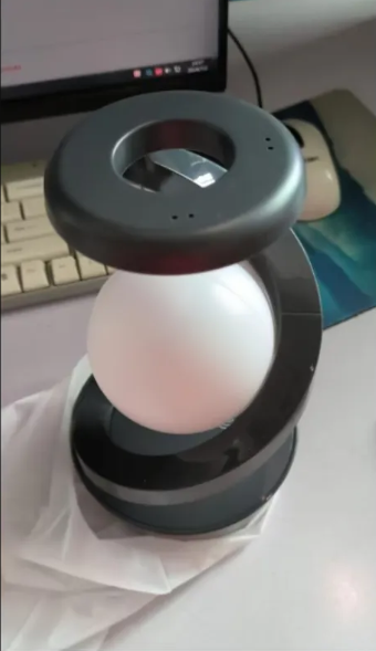 Rotating Moon Lamp with Wireless Charger