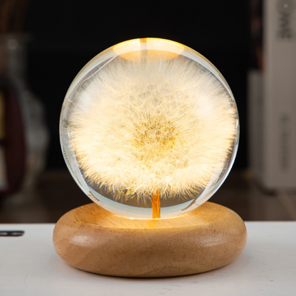 Flower Crystal Ball Night Light
