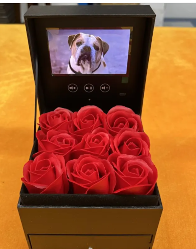 Real Rose Keepsake Jewelry Box