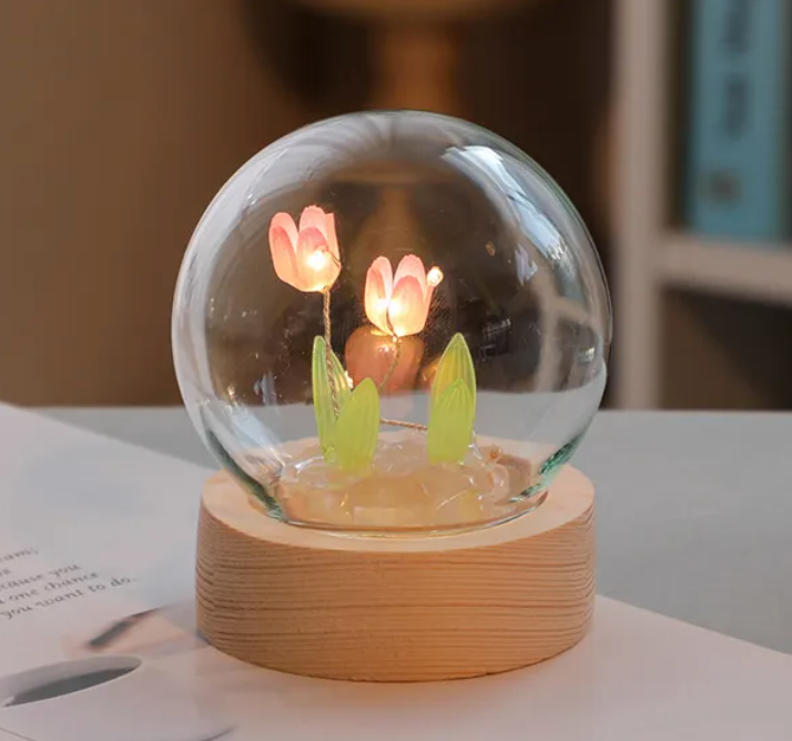 LED Tulip Flower Night Light