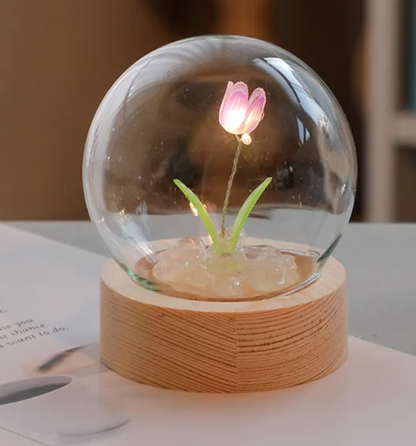 LED Tulip Flower Night Light