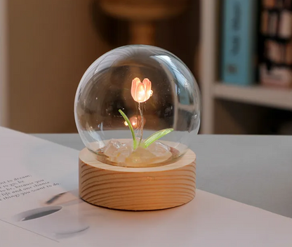 LED Tulip Flower Night Light