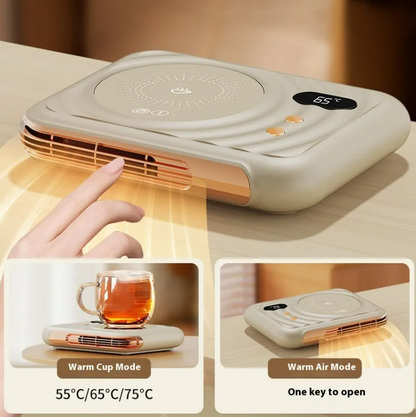 2-in-1 Cup Warmer & Cozy Desk Heater