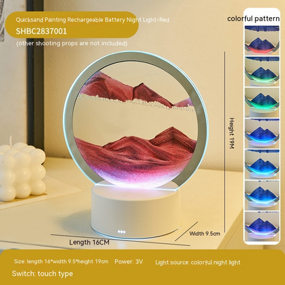 Flowing Sand Art Ambient Lamp