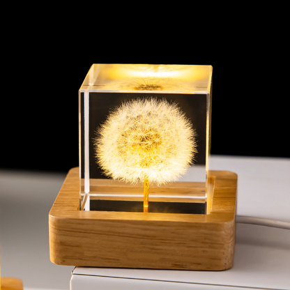 Flower Crystal Ball Night Light