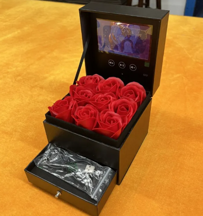 Real Rose Keepsake Jewelry Box