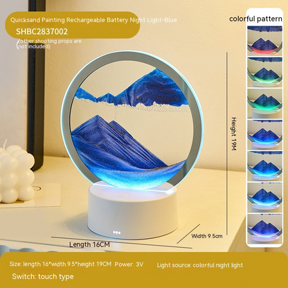 Flowing Sand Art Ambient Lamp