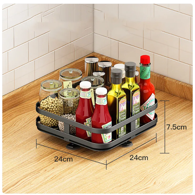 Rotating Spice Rack Organizer
