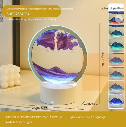 Flowing Sand Art Ambient Lamp